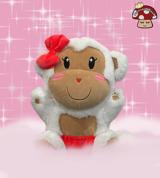 Chiisai the Cute Kawaii Baby Monkey Plushie Stuffed Animal - Great Gift for Kids and Collectors